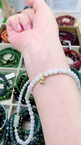 Bạch ngọc quấn 3 quá đẹp nhà em #nangluongtichcuc #giaidapphongthuy #vongtayphongthuy #kienthucphongthuy #vatphamphongthuy 