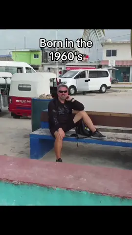 Born 1960s: no seatbelts, AM radio, peace signs everywhere.