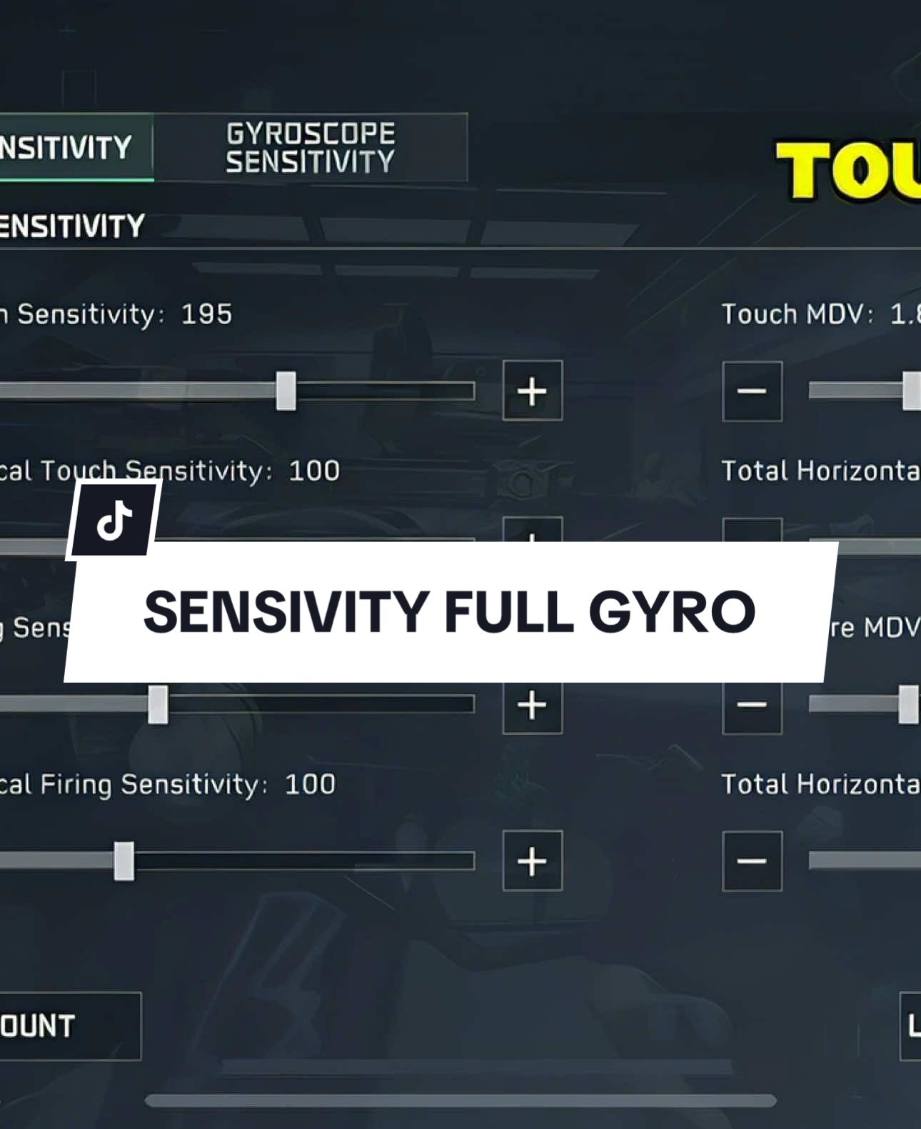 Sensivity full gyro delta force mobile #deltaforce #deltaforcemobile #garenadeltaforce #garenadeltaforceid #delta 