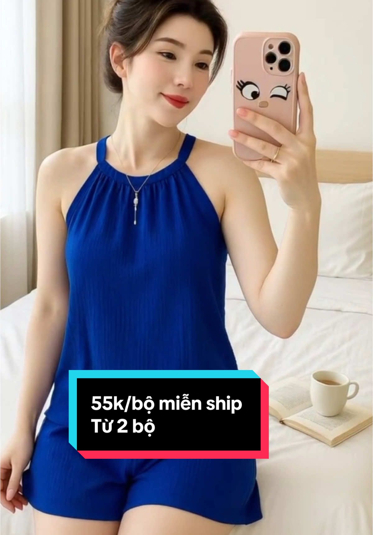 Set yếm mặc ở nhà siêu xinh , chất xốp cực mát mặc siêu tôn dáng#dongu#bodoxinh#xuhuong . 