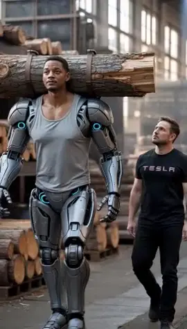 @Will Smith in a robot form making the titanic ship in a wooden factory. Generated using SeaArt Celebrity Film Model @SeaArt.AI_Official #woodwork #woodworker #willsmithchallenge #robot #robotic #innovation #futuretech #teslacheck #seaart #seaartai #aiart #aivideo 