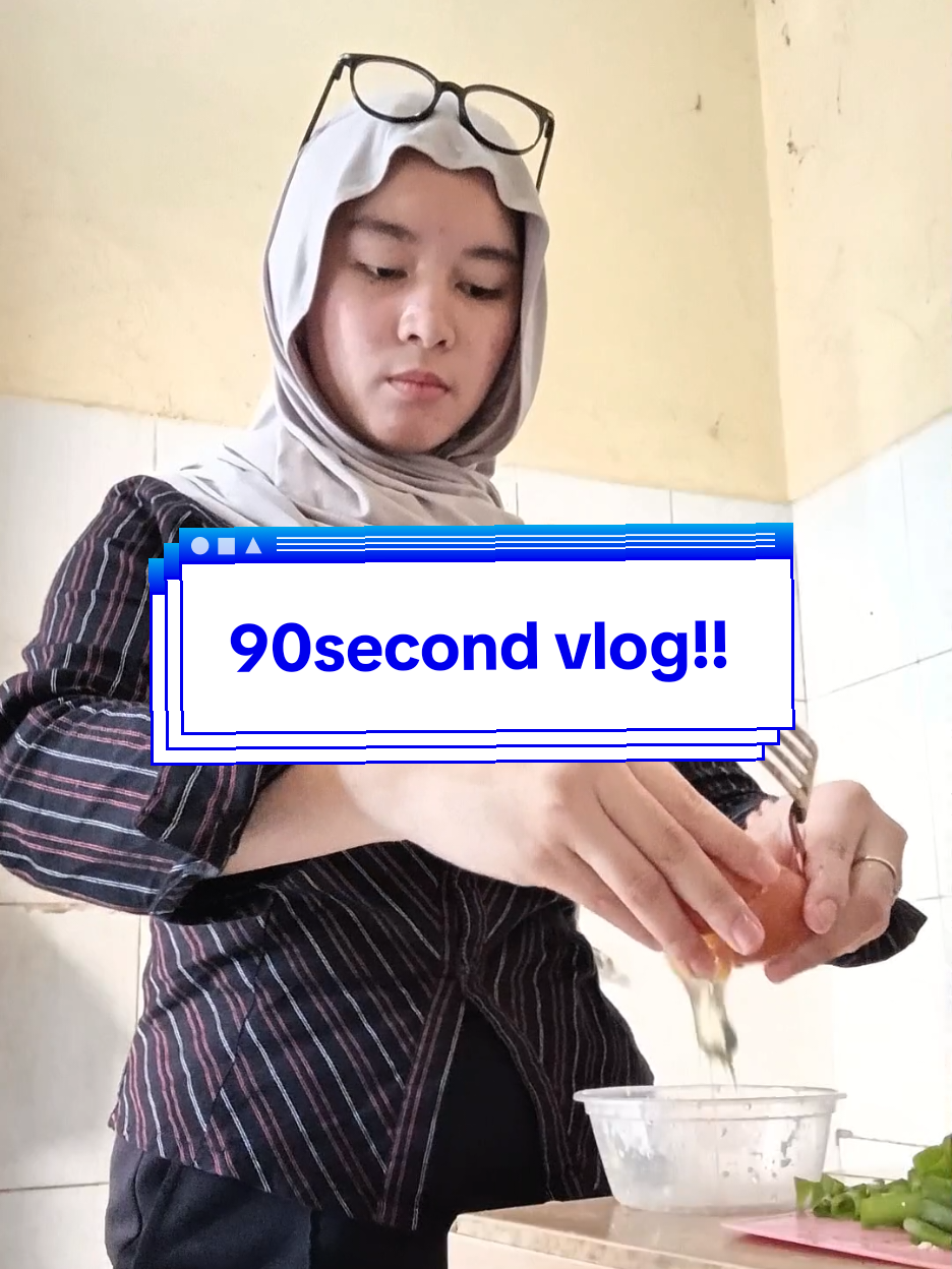 90sec vlog edisi masak-masak!! Next kita ngapain lagi yaaa?? #Vlog #dailylife