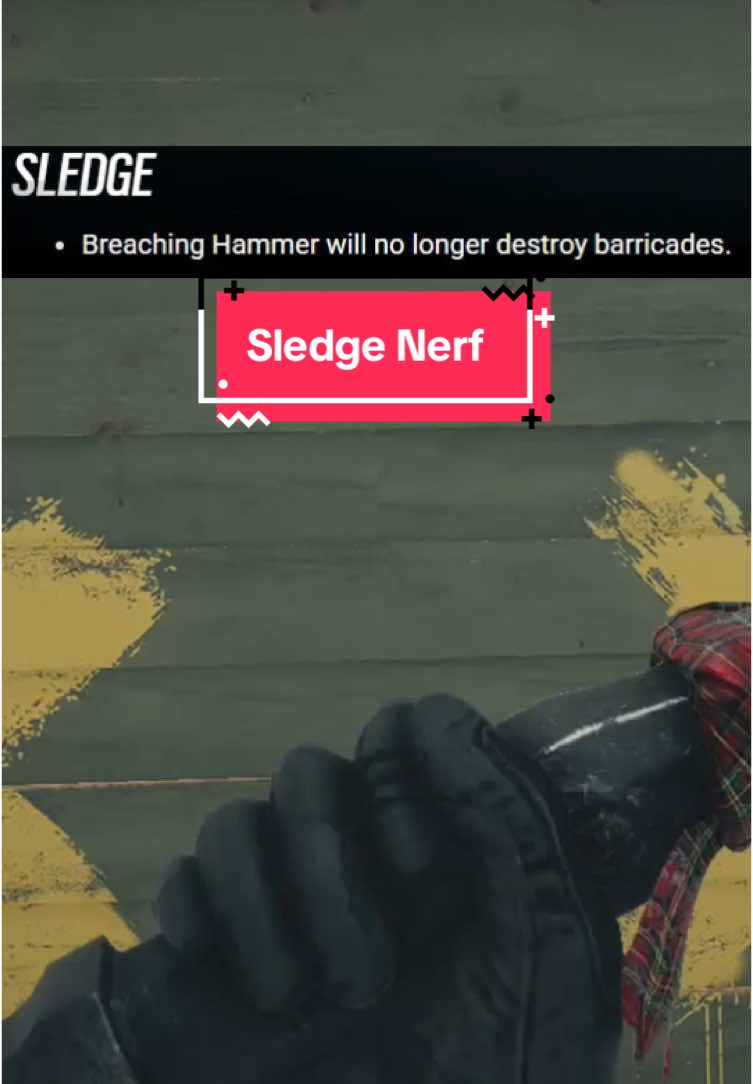Thank god they nerfed sledge 🙏#rainbowsixsiege #Glitch #jynxzi #stompn #champion 