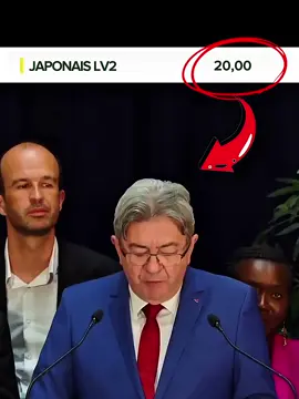 Melenchon San 🇯🇵 #pronote #notes #moyenne #melenchon #jlm #lfi 