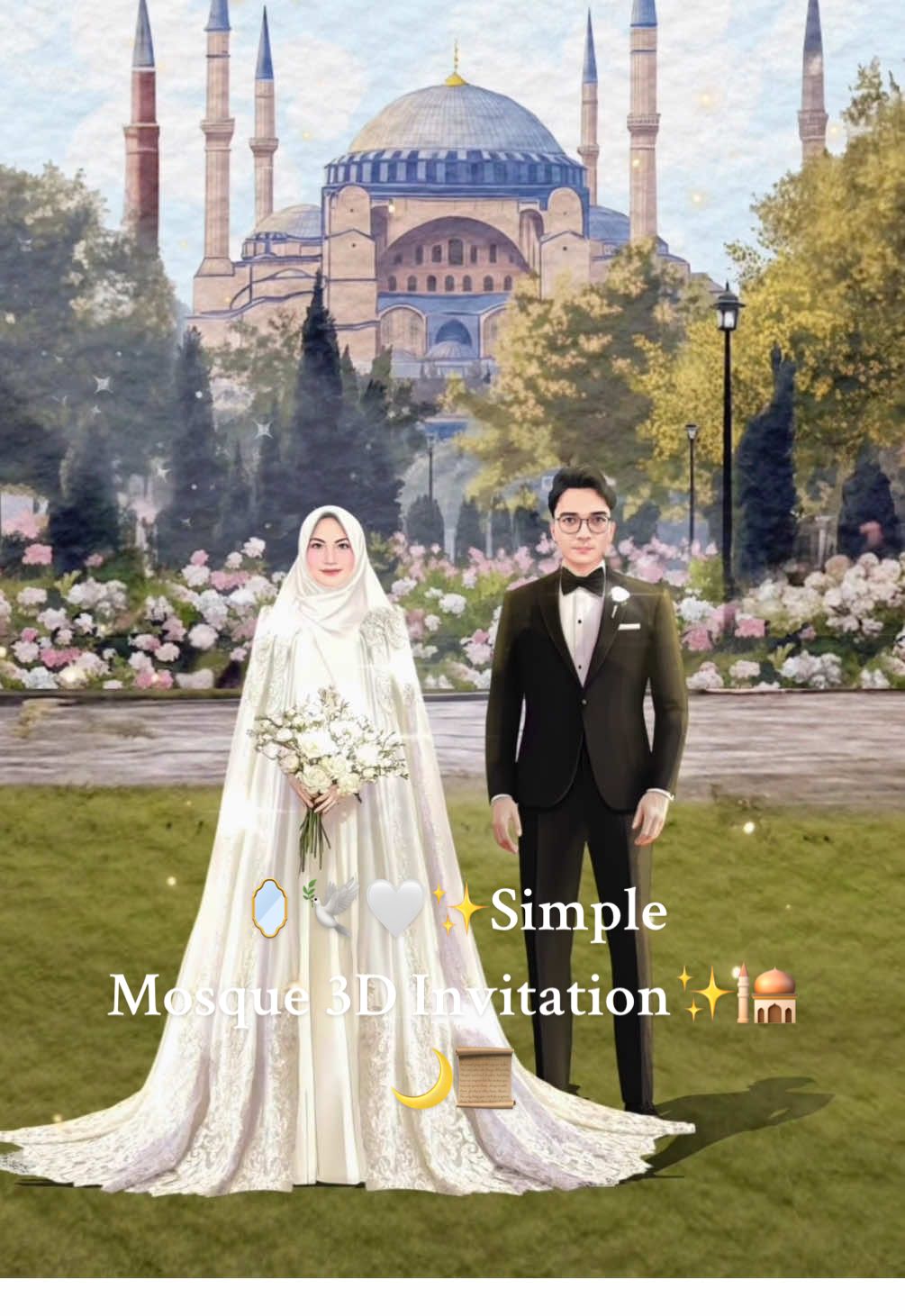 Undangan nikah yang simple kayak gini jangan sampe lolos 🫵🏻🥺 #undanganpernikahan #undangandigital #undangan3d #undanganwebsite #undanganunik #undanganmurah #undanganonline #kadkahwin #kadundangan #fyp #fypシ゚ #commission #mentalcanvas 