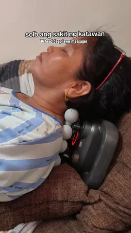 makakapagrelax kahit nasa bahay Lang #massager #massagerelax #portablemassager 