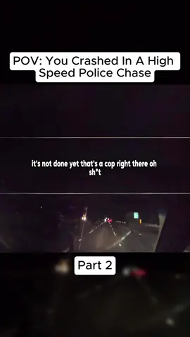 POV You Crashed In A High Speed Police Chase #car #camera #squeezebenz #license #pov 