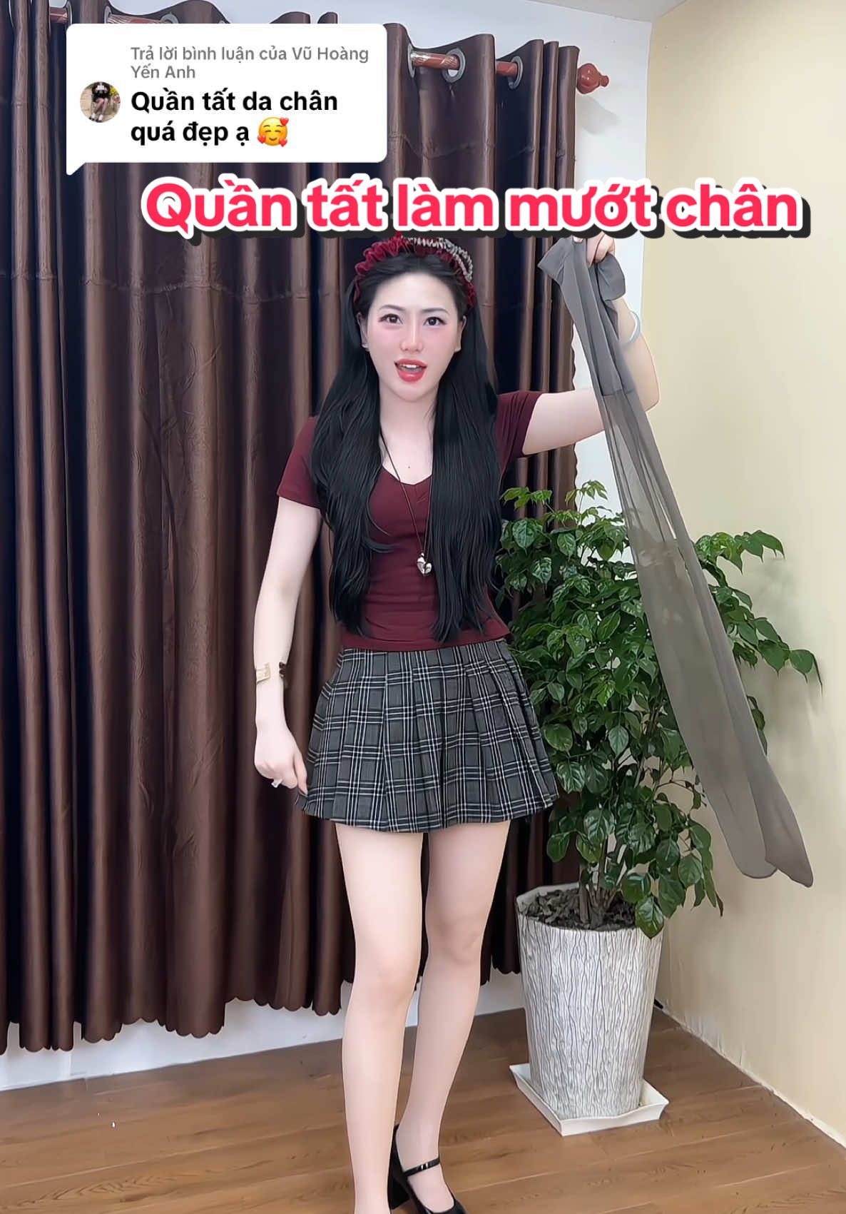 Trả lời @Vũ Hoàng Yến Anh Quần tất làm mướt, gọn chân che khuyết điểm, tệp vào chân rất đẹp #yumydunggi #quantatchekhuyetdiemchan #quantatlammuotchan 