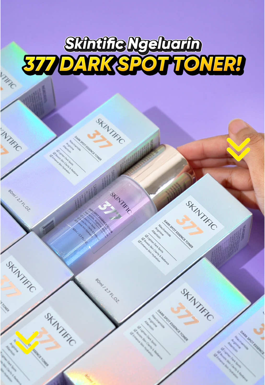 ❤️ GEBRAKAN BARU!📣 New launch— SymWhite 377 Dark Spot Toner untuk melengkapi rangkaian skincare Dark Spot kamu supaya hasilnya lebih mantul, bikin cerah dan flek hitam minggat🚀 Checkout sekarang & dapatkan harga special launching! #skintific #SymWhite377Toner #DarkSpotToner #FlekHitam #MemudarkanFlekHitam #TonerSkintific #NewLaunchSkintific 