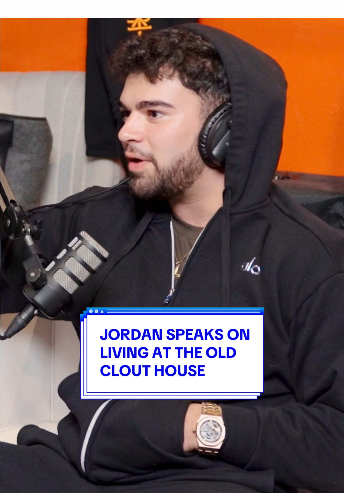 Jordan speaks on living at the old Clout House. @Jordan Hazarian #clouthouse #hollywoodhills #briannaolsen #jordanhazarian 