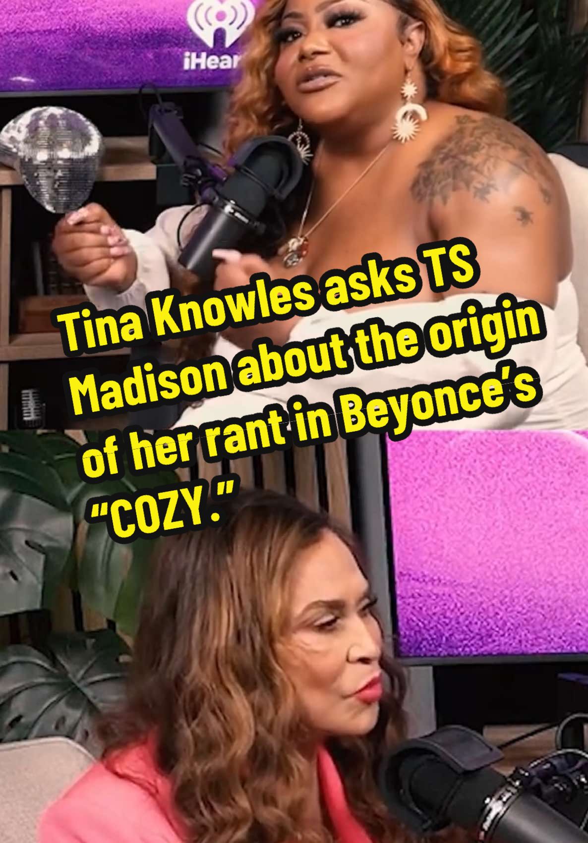 “That’s gonna be history—forever.” #TinaKnowles asks @Ts Madison about the origin of her rant featured in @Beyoncé’s “Cozy.” Episode 1: “Interview Your Mama While She’s Here” Listen to “Outlaws” on the @iHeartRadio app or wherever you get your podcasts. #podcast #beyonce #tinaknowles #matriarch #cozy #renaissance #cowboycarter #tsmadison