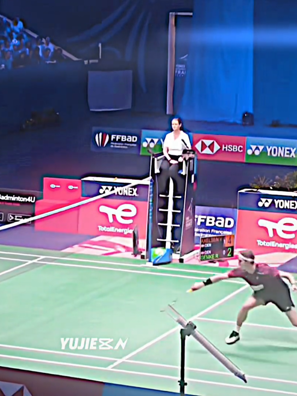 “三米跳杀”#安赛龙  #羽毛球 #badminton 