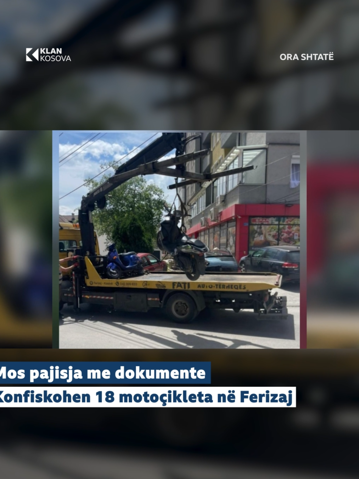 Mos pajisja me dokumente - Konfiskohen 18 motoçikleta në Ferizaj