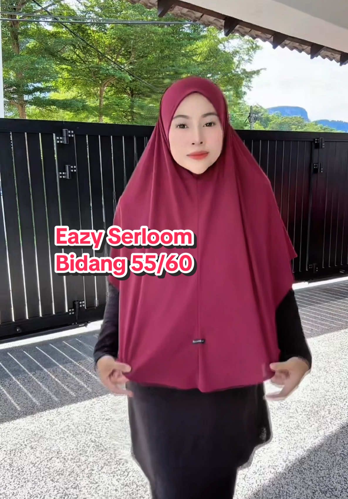 Eazy Serloom Labuh dan Ironless. #tudungsarung #eazyserloom #eazyserloombymodelista 