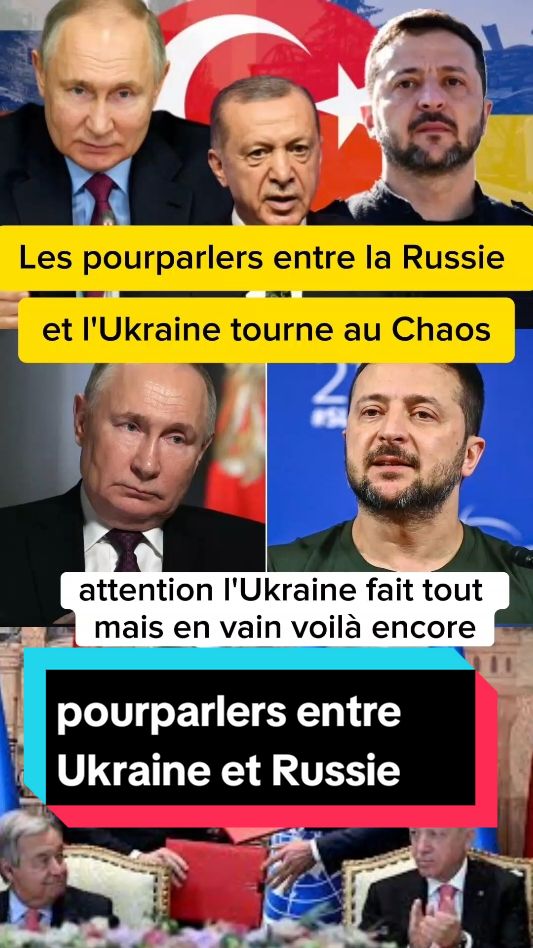 #ukraine #ukraine🇺🇦 #Russi #pourparler #entre #poutine #zelensky #turquie  leds pourparlers entre Ukraine et Russie en Turquie tourne au Chaos 