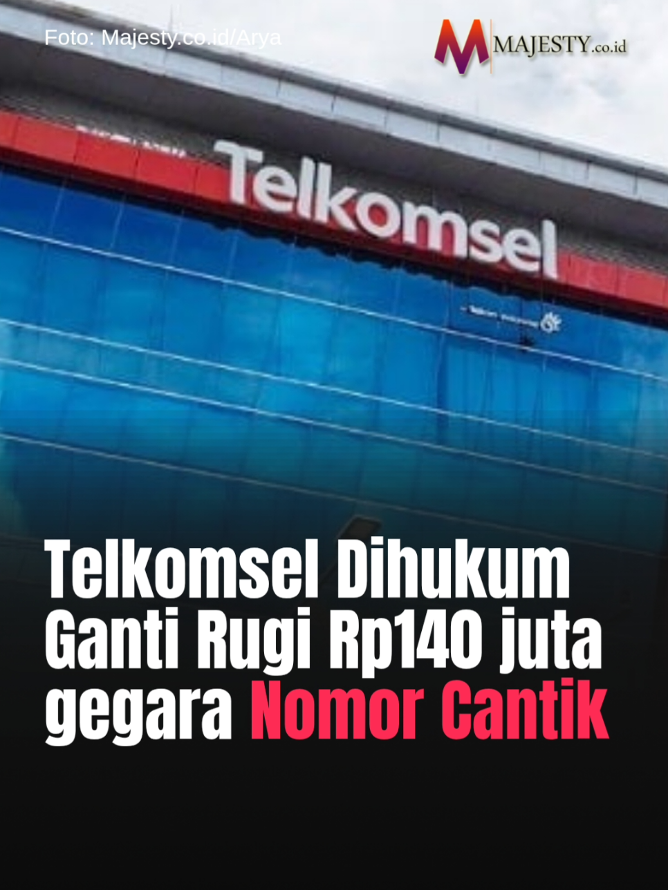Majesty.co.id, Makassar - Pengadilan Negeri Makassar memutuskan PT Telkomsel harus membayar ganti rugi sejumlah Rp140 juta kepada seorang konsumen dalam perkara nomor cantik. Bagaimana awal mula perkara ini hingga Telkomsel digugat?  Baca selengkapnya majesty.co.id #tiktoknews #foryou #fyp #viral #telkomsel 