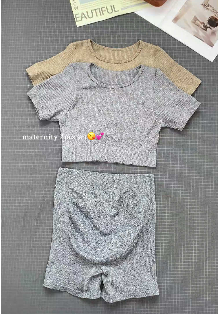Comfortable casual pregant set , every girl needs one! 🥰✨💕#set #shortsleeves #shorts #seamless #seamlessset #highwaistedshorts #solidcolor #roundneck #roundnecktop #top #twopieceset #2pcs #comfy #breathable #sleeveless #basictop #fyp #forwomen #soft #tiktok #tiktokshop #OOTD #fashion #outfit #viraltop #tiktokshoplastchance #tiktokshopnewyearnewaura #spotlightfinds #fashionlook #tiktokshoplastchance #tiktokshopjumpstartsale #tiktokshopjumpstart  