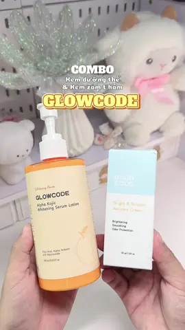 Combo kem dưỡng thể & kem dưỡng hỗ trợ cải thiện sắc tố da nhà Glowcode ✨✨✨ #kemduongtrangda #duongthe #trangnach #tritham #trithamnach 
