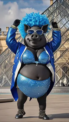 Look! Is my hairstyle cool today?#fpy #fpyシ #funny #funnyvideos #funnyvideo #dog #pig #ai #cute #animals #cutedog #cutebaby #dancing #dance #foryourpage #for #foryour #art #aivideo #moments #foryoupage❤❤ #moment 