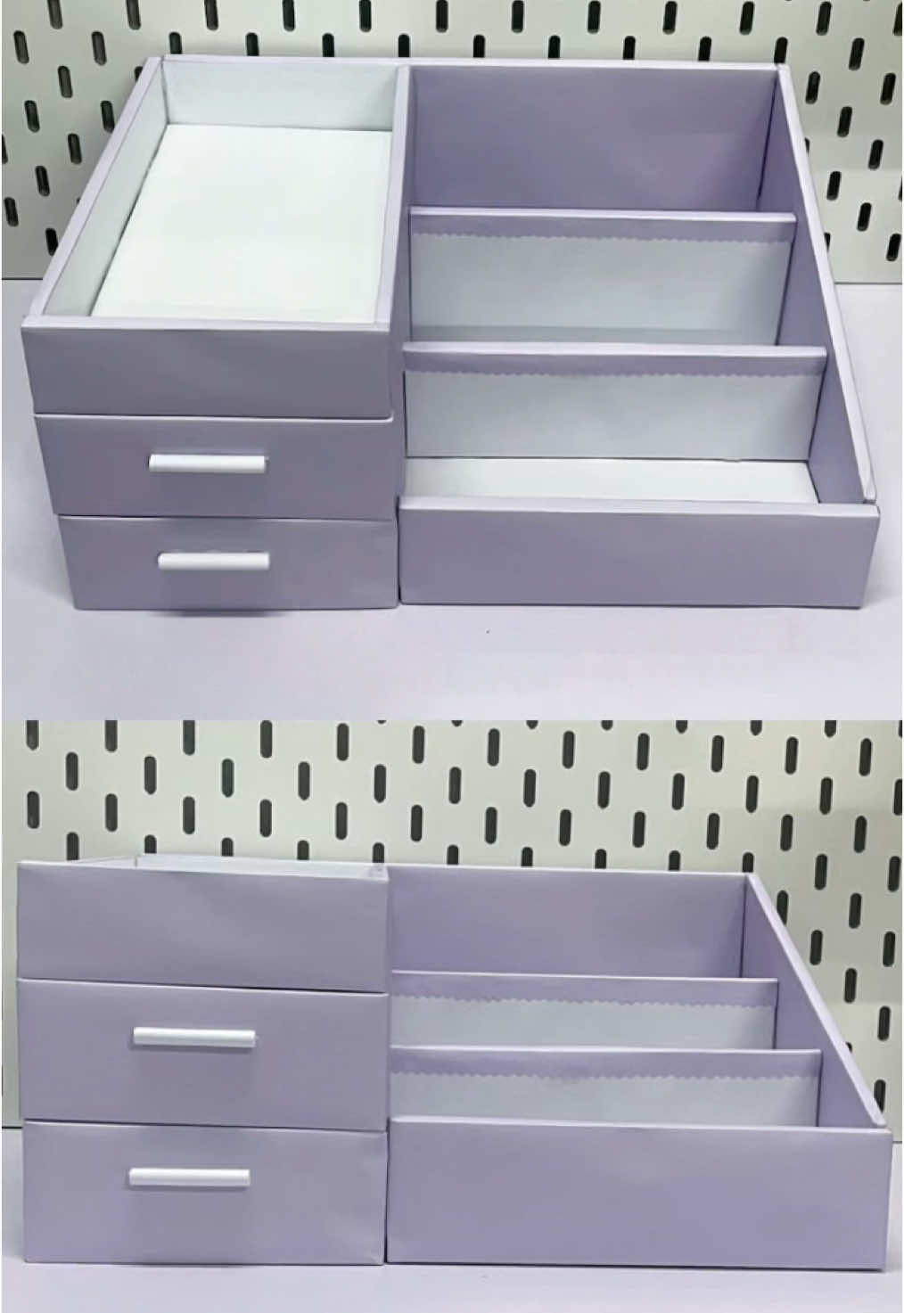 Trả lời @ּ ֶָ֢ . 𝐷𝑎𝑖𝑎𝑛𝑖𝑡𝑎 𖹭 These are the measurements of this organizer 😊 #DIY #cardboard 