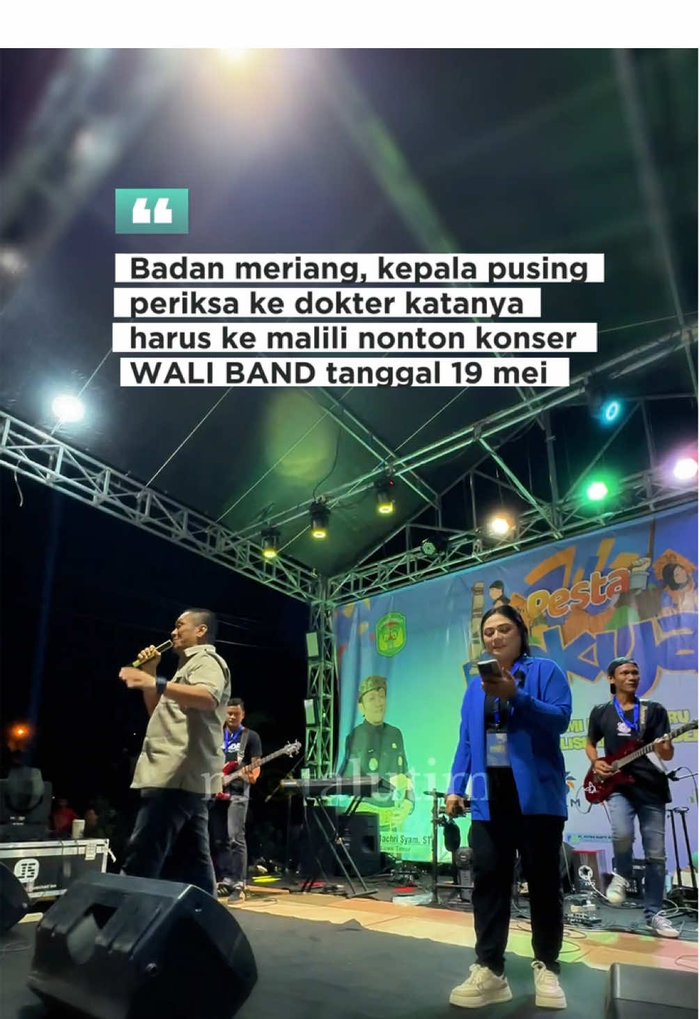 Harus duet pak bupati @Irwan Bachri Syam dengan @bandwaliofficial 😁🙏🏼 #matalutim #luwutimur #waliband #pestarakyatluwutimur 