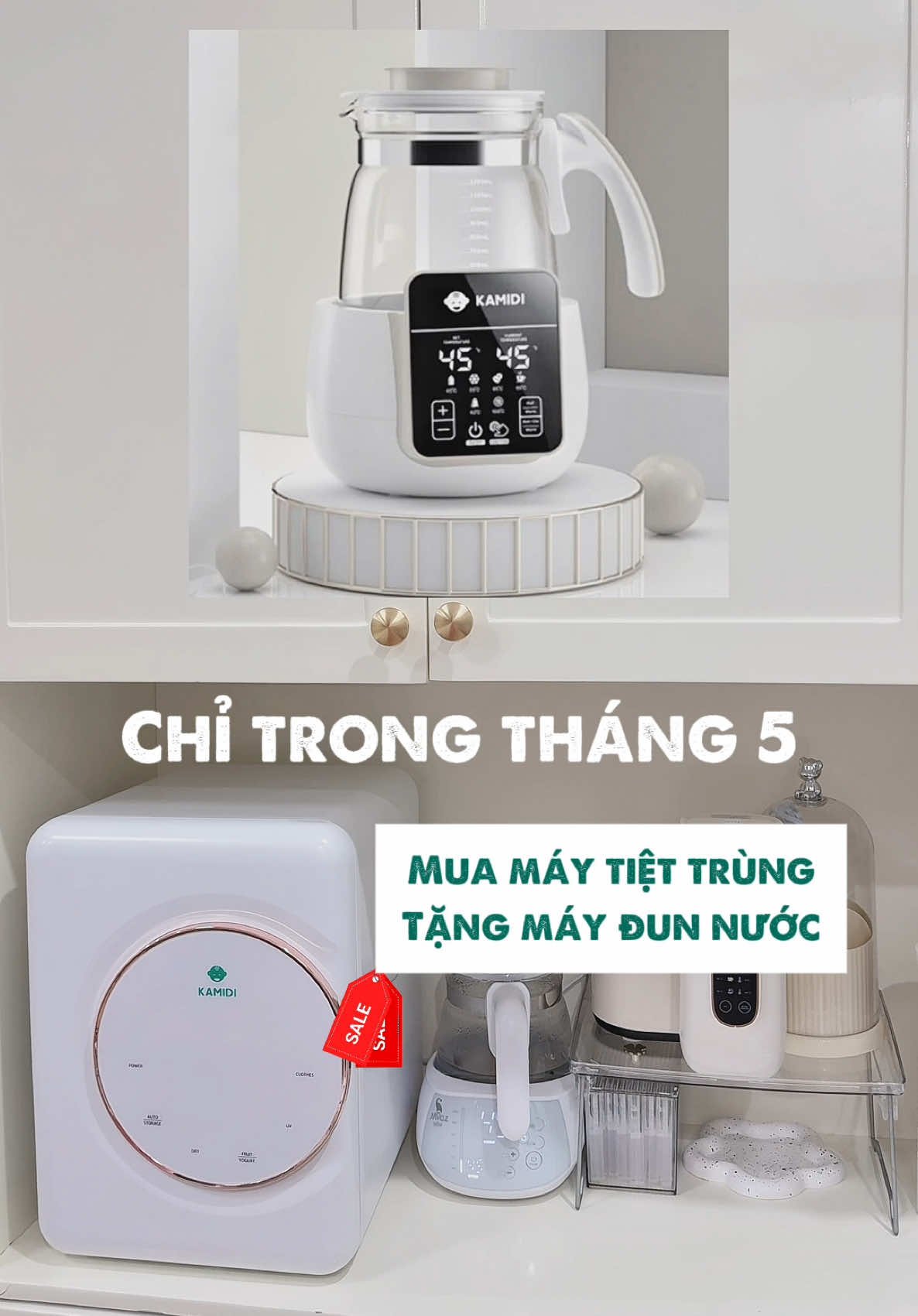Máy tiệt trùng đa chức năng này là chân ái trong công cuộc bỉm sữa của tui đó🤭 #embedinosayhi #maytiettrungsaykho #maytiettrunguv #maytiettrung #kamidi #mebimsua #mebimhiendai #xuhuong 