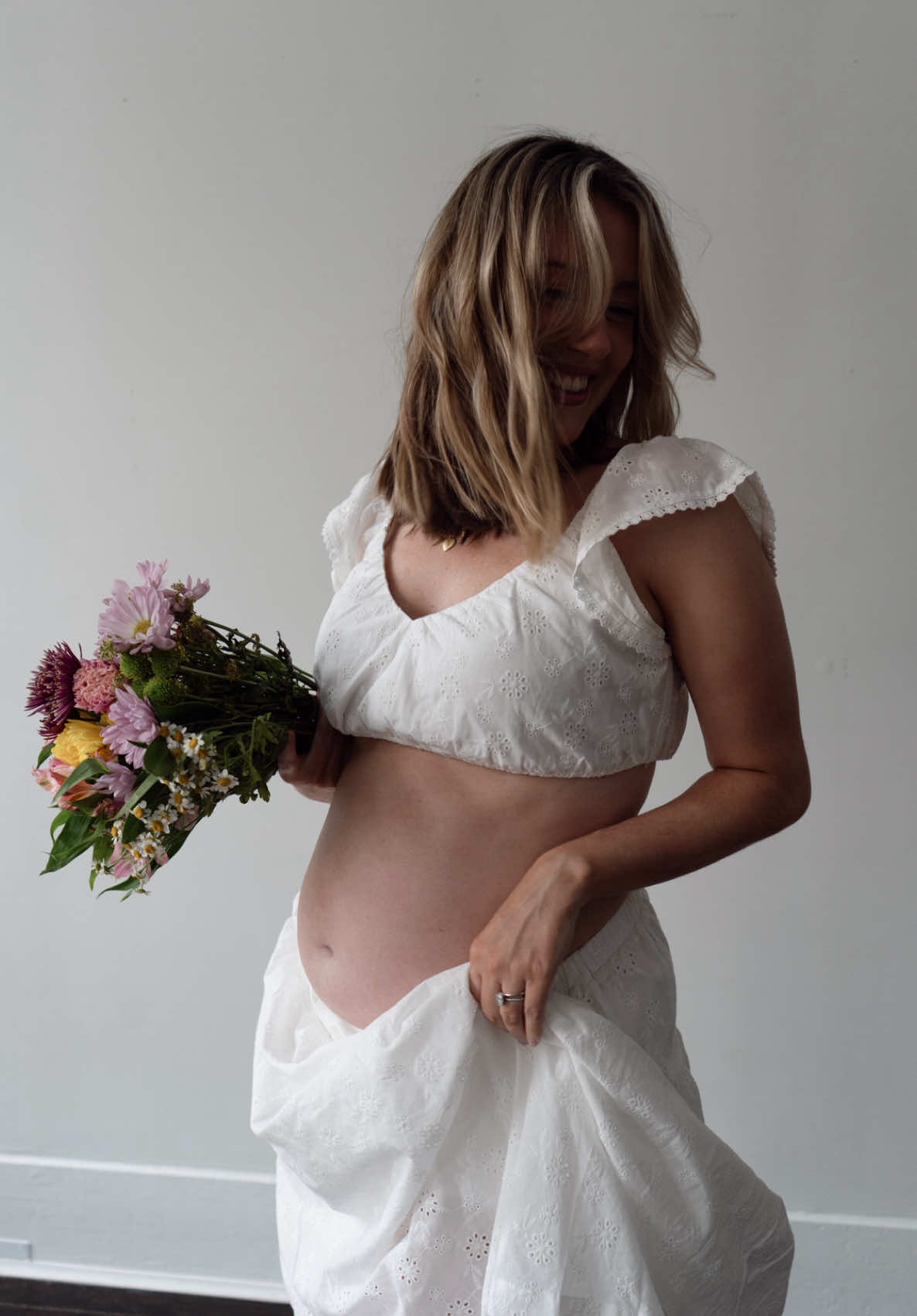 It’s her world. I’m just living in it. #pregnanttiktok #pregnancytiktok #secondtrimester #pregnant #babygirl #firsttimemom 