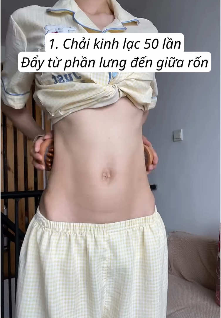 4 động tác để tạm biệt chiếc bụng bự #eothondangdep 