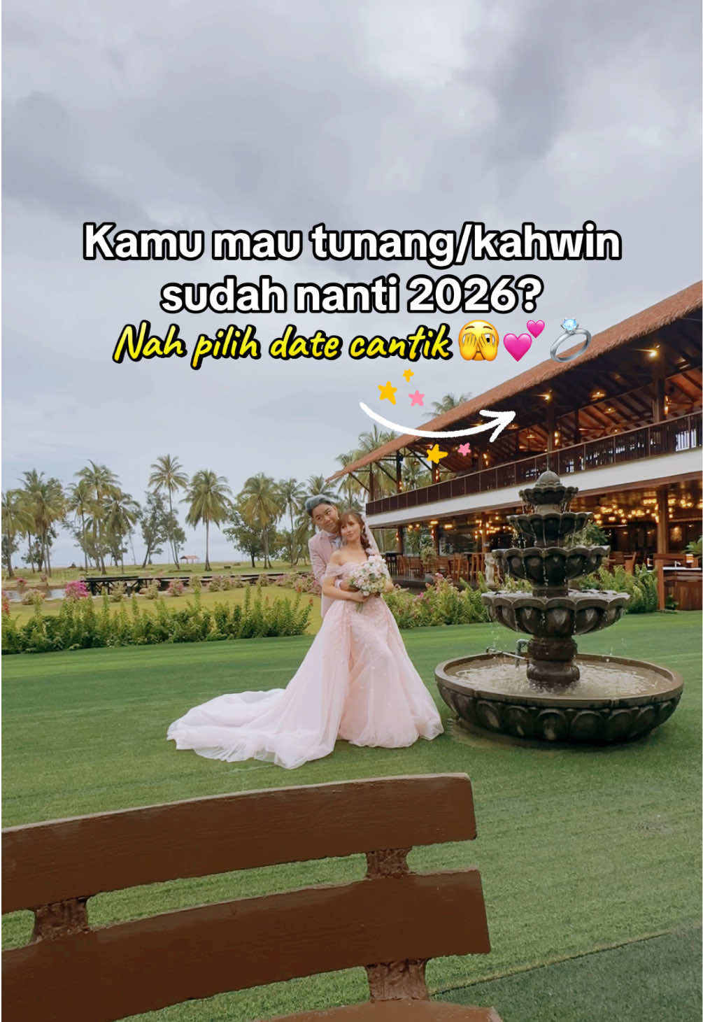 Bah planning la dari sekarang ☺️💍✨ Our date was 02.02.2025 🤍🫶🏻 #weddingplanning #weddingdate 