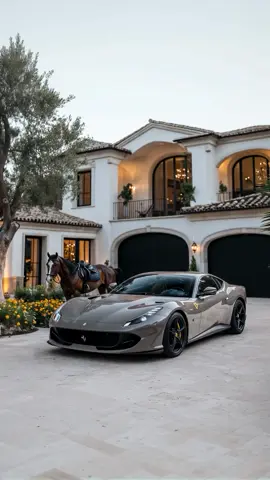 A luxurious mansion  . . . . . . . . . . . . . . . #midjourney #mansion #ai #houses #white #horse #creatorsearchinsights 