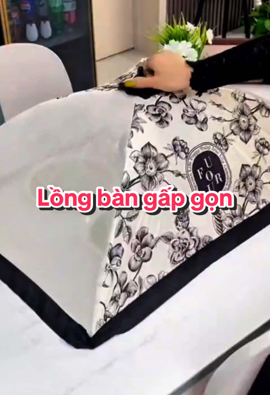 Lồng bàn vải gấp gọn ngăn côn trùng, bụi bẩn #longban #longbanvai #longbangapgon #longbangapgontiendung #longbangapgonchongbuichongcontrung #giadungtienich 