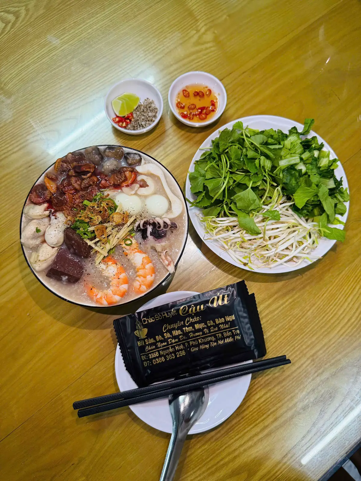 Quán cháo hải sản đặc biệt nhất TP. Bến Tre. Đảm bảo 4 tiêu chí: Tươi, ngon, bổ, sạch sẽ. Hân hạnh được phục vụ quý khách #71bentre_xinchao🌴 #bentre71🌴🥥 #monngonbentre #bentre #chaosohuyet #angibentre #angidaytroi 