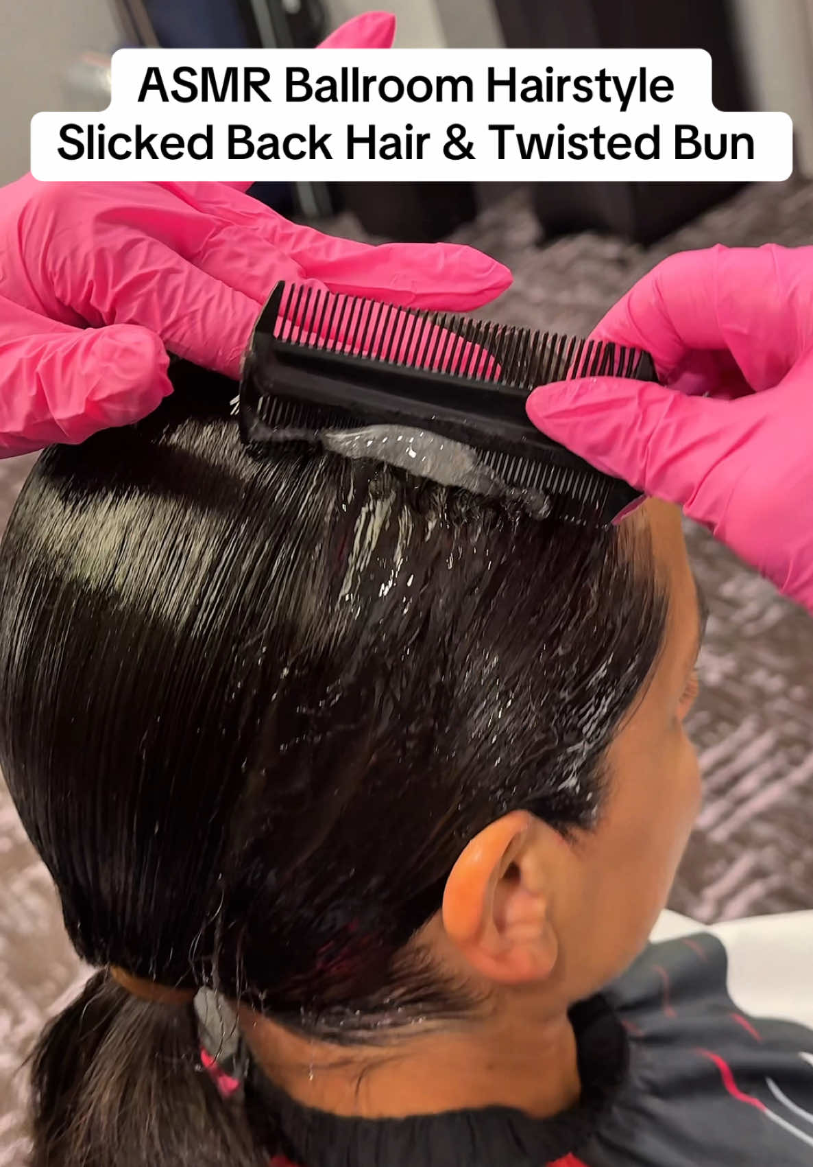 ASMR 🔊 Ballroom Hairstyle Full Tutorial  Sleeked Back Hair + Bun from 6 Twists  Rate the final result from 1 to 10 ❤️‍🔥  #creatorsearchinsights #hair #asmr #longhair #asmrvideo #asmrsounds #hairasmr #hairstyle #hairtutorial #hairbrush #haircare #grwm #grwmroutine #haircareroutine #ballroomhairstyle #ballroomhair #40inchhair #foryou #foryourpage 