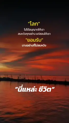 สุข-สมหวัง ก็ยิ้ม😄ผิดหวัง ก็ยอมรับ นี่แหล่ะ คือ ชีวิต✌️#สตอรี่ความรู้สึก #โสดนะ #สตอรี่ความรู้สึก💌🌻🌻 #คําคมความรู้สึก 