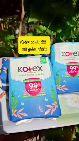 kotex hàng ngày có nhiều mã giảm #kotex#bangvesinh #bangkotex#banghangngay #review 