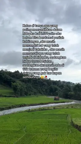 yang gak tau kapan sembuhnya, karena kehilangan telah membuat trauma yang begitu dalam dihidupkun#anaksurgaku❤️🥀 #kehilangananakpertamaku #fyppppppppppppppppppppppp 