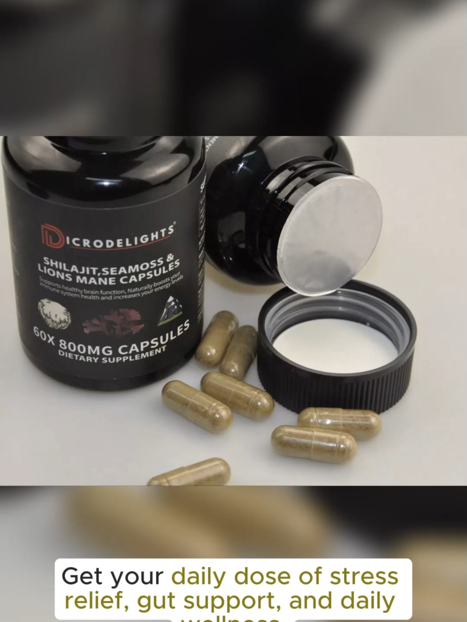 ⚠️ Warning: These vegan capsules might just replace your coffee. 🧠 Focus. 💥 Energy. 🛡️ Immunity. All from one clean source: Shilajit + SeaMoss + Lion’s Mane. Try them, your brain will thank you. #BrainOnFire #VeganBoost #PlantPower #MentalClarity #ShilajitSeamoss #LionsManeLove #NaturalSupplements #StaySharp