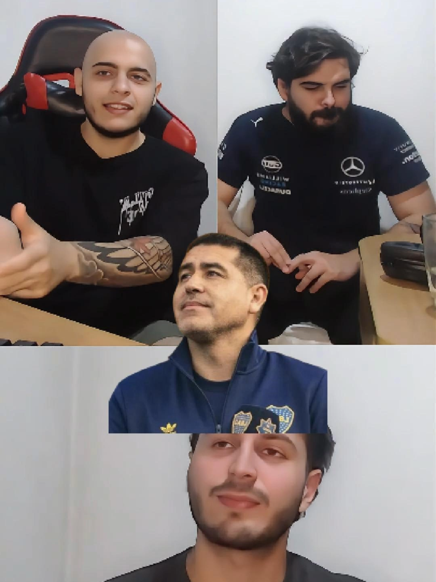 no te vayas nunca roman #boca #podcastclips #streamer #amigos #reaccion #argentina #fyp