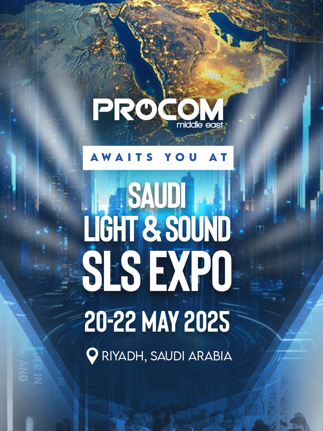 Procom Pavillion at SLS 2025: One Space, 35 Brands Back at SLS 2025 in Riyadh and bigger than ever! Procom Middle East brings you ONE powerhouse pavilion showcasing the innovation of 35 leading AV brands. Lighting, audio, video, and rigging – we've got it all. Experience the future of AV firsthand in our expansive 600+ sqm space, catch an impressive Ayrton Lighting Show featuring over 200 fixtures, and grab some exclusive giveaways! Don't miss out – secure your FREE pass via the link: https://register.saudilightandsoundexpo.com/ See you at SLS Expo 2025! #procommiddleeast #slsexpo #avtechnology #middleeast #saudi #exhibition #audio #lighting #video #rigging #power #signaldistribution #stageeffects