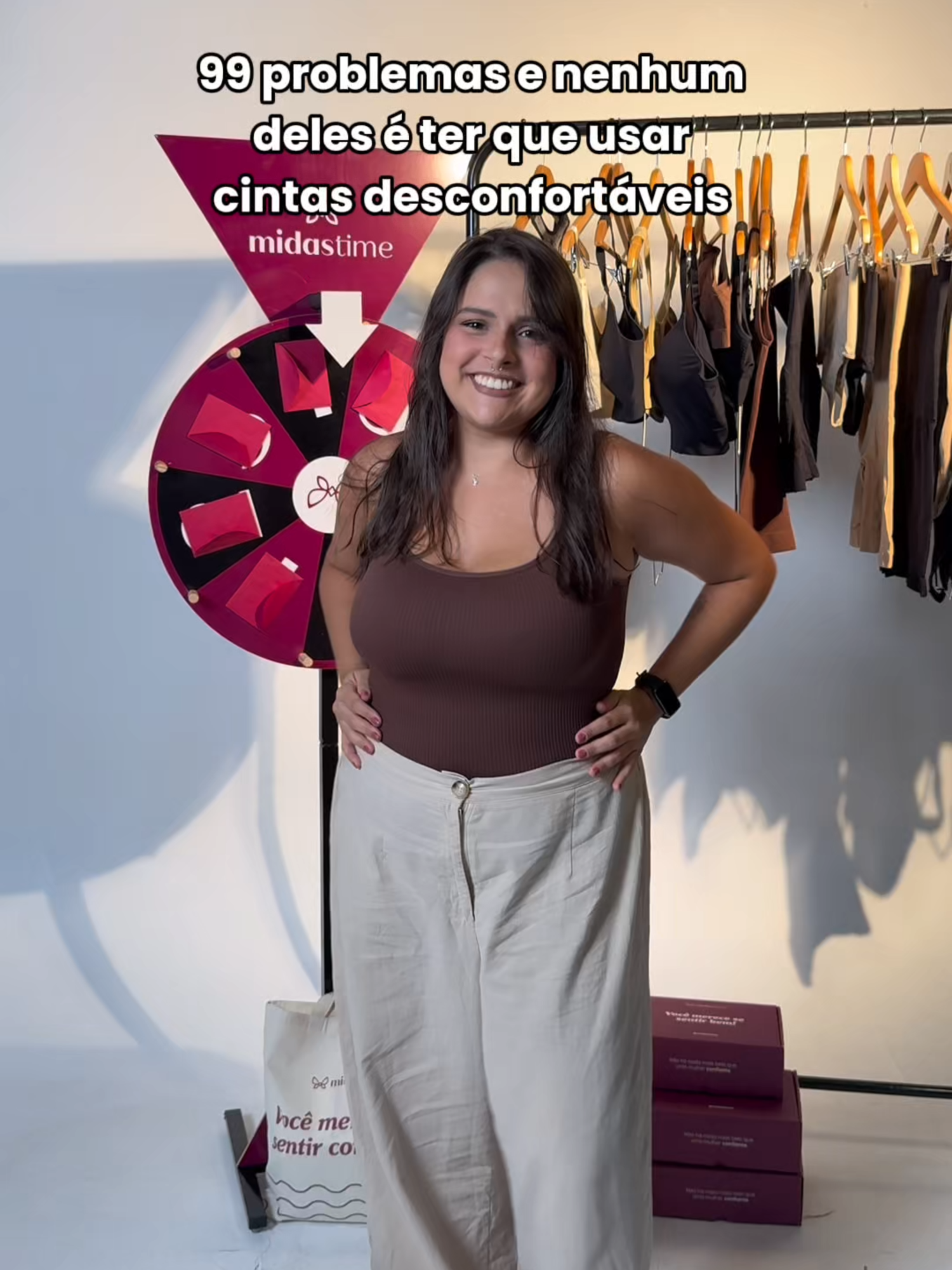 99 problemas? Pode até ser...  Mas cinta desconfortável não tá nessa lista! 😉✨ Com a modeladora certa, o conforto vem primeiro.  Se você já sentiu essa diferença, comenta aqui! 👇💬 #Midastime #MidastimeTransforma #Shapewear #CintaModeladora #Modeladores