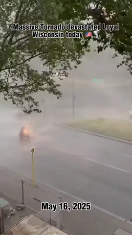 Massive Tornado devastated Loyal, Wisconsin today #severeweather #weather #disaster #storm #tornado #tornadoshelter #loyal #wisconsin #news #usa #viral #foryou 