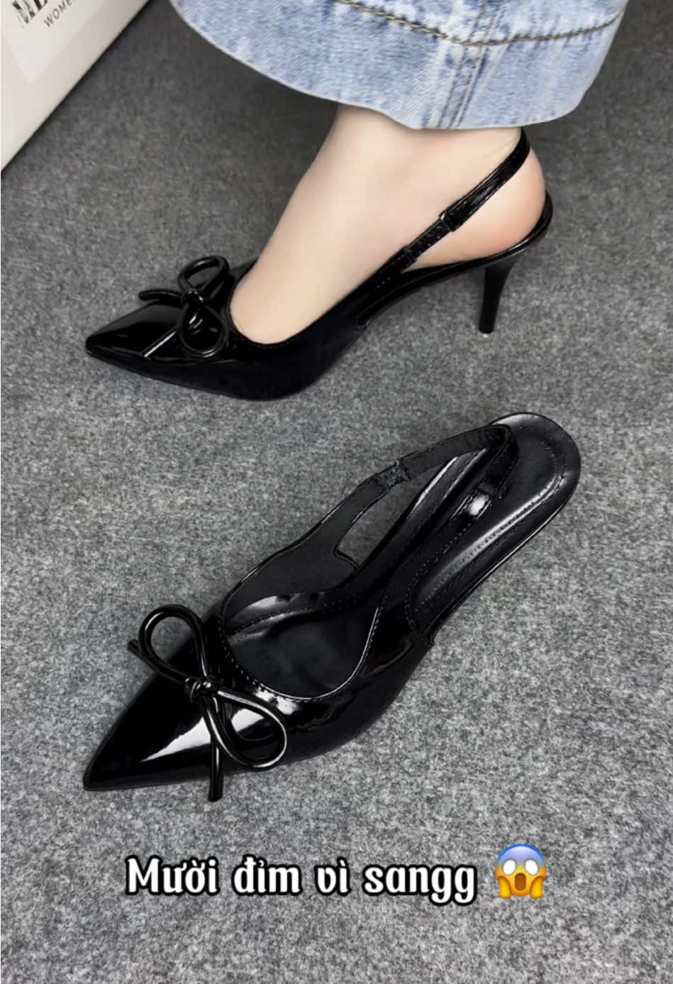 Gi ce sang chảnh thì k thể bỏ qua e này nha #giaydep #giaycaogot #giaynu #reviewlamdep 
