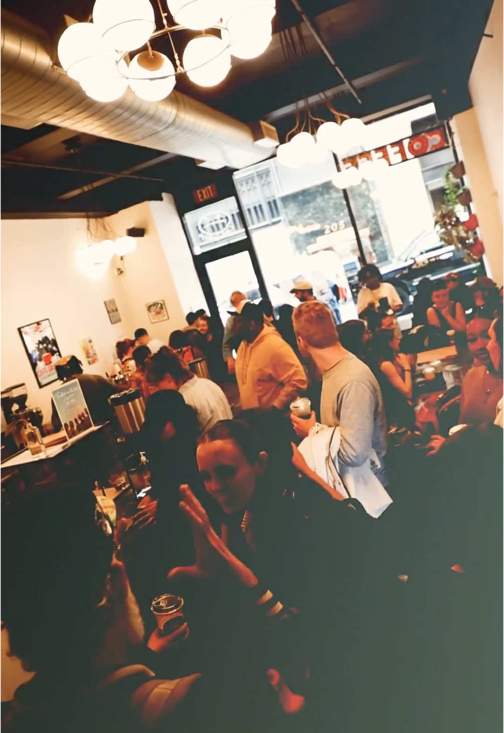 NYC got cozy with @The Head & The Heart at @Cafe Grumpy to celebrate their new album 