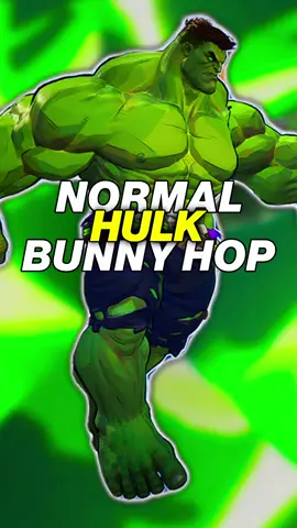 Day 81/100: How To Bunny Hop With Normal Hulk - Marvel Rivals #MarvelRivals #Hulk