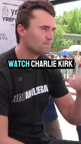 charlie kirk nearly loses it after debating america hating student over migration