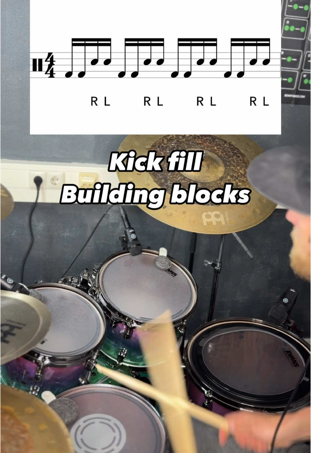 Want better kick fills? Comment ‘FILL’ for my free fills guide and get started today  #drumlesson #drums #drummer #drumeo #drummers #drumlife #drum #drummerboy #drumlessons #rudiments #freelesson #licks #drumline #drumchops #practicemakesperfect #paradiddle #paradiddlegroove #paradiddlefill #drumsharing #evansdrumheads #drumexercise #paradiddle #paradiddlegroove #paradiddlefill #drumfills #drumfill #meinlbenelux #meinlcymbals #meinlfamily 
