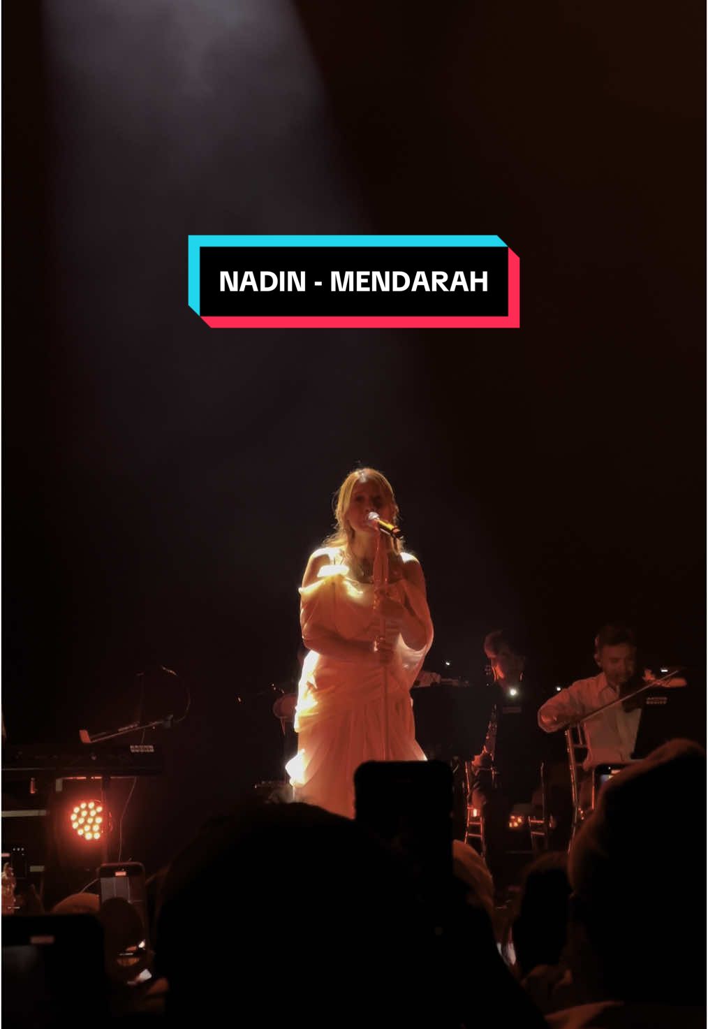 NEVER CRIED SO HARD IN A CONCERT. TERIMA KASIH YA NADIN 🥹👍🏻 @nadin⋆.ೃ࿔*:･ #malammendengar #nadinamizah #nadinamizahliveinkl #mendarah 