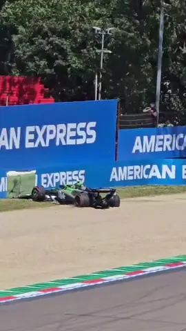 Gabriel Bortoleto Finds the Wall at Imola Practice 1 #imolagp #imola #f1 #f1tiktok #gabrielbortoleto #gabriel #iraly #kicksauber