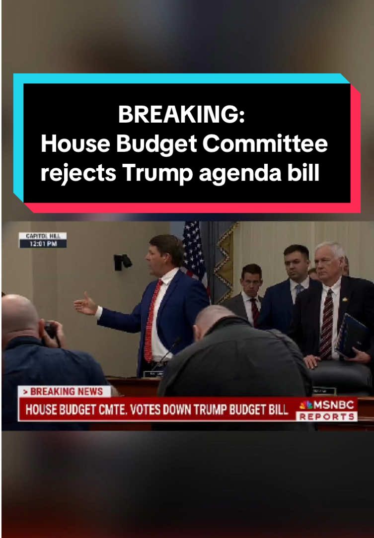 The GOP-led House Budget Committee voted to reject a sweeping package for President Donald Trump's agenda on Friday, dealing an embarrassing setback to Speaker Mike Johnson and Republican leaders. The vote in the Budget Committee was 16-21, with five conservative hard-liners joining all Democrats in voting against the multitrillion-dollar legislation, leaving its fate uncertain. #MSNBC #news #politics #GOP #Trump 