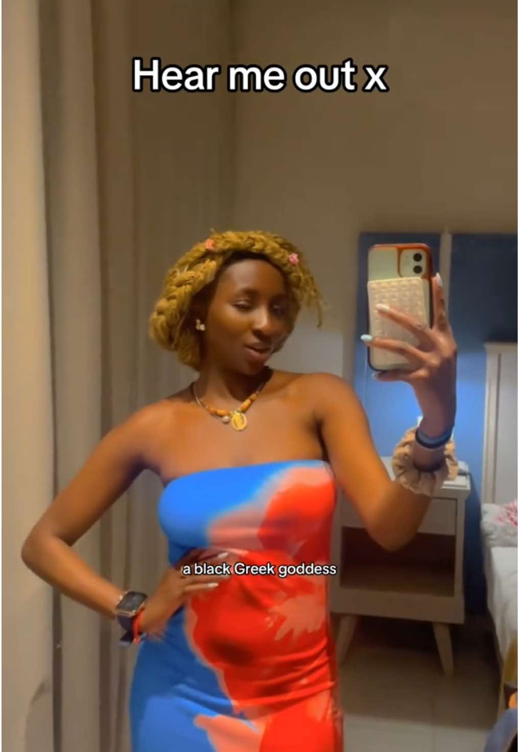 But, do you see the vision? I feel like a really creative and talented black girl will be able to execute this and make it work though! #braidideas #hearmeout #braidedhairstyle #haircrown #fyp #OOTD #blackhair #holidayoutfitideas 
